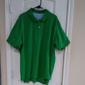 Lands' End Bright Green Polo Shirt